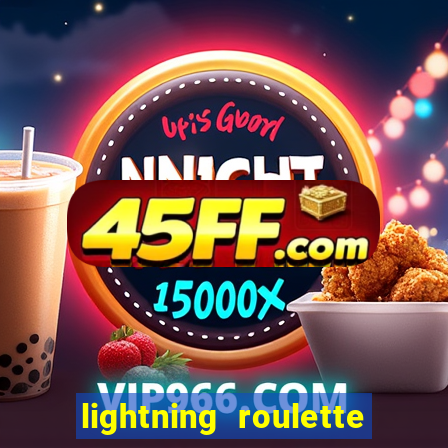 lightning roulette como jogar